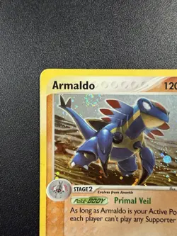 Armaldo 1/100 Holo EX Sandstorm 2003 Vintage Pokemon Card - Image 3