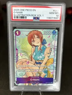 O-Nami (Illustration Box Vol.1) OP05-062 One Piece Promotion Cards Foil - Image 1