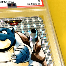 Pokemon Card Japanese【Blastoise】PSA9 No.009 Holo Prism Carddass Vending Bandai - Image 4