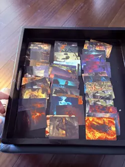Nearly Complete Lotr Mtg Art Series Cards. Many Doubles. - Image 1