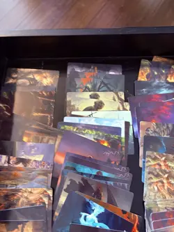 Nearly Complete Lotr Mtg Art Series Cards. Many Doubles. - Image 2