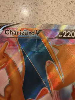 Charizard V SWSH050 Black Star Promo Full Art Holo – MP – Clean Card - Image 3