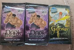 (SEALED) Yu Yu Hakusho Cards TCG Booster Packs x2 Dark Tournament 1 Gateway - Image 1