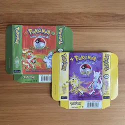 Pokemon Trading Card Game TCG - Brushfire & Zap Theme Deck EMPTY BOXES (1999) - Image 1