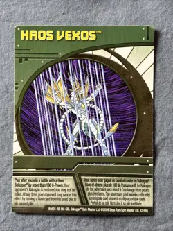 BAKUGAN New Vestroia | Haos Vexos 43/48q | 🟢 Green Ability Card Apollonir - Image 3
