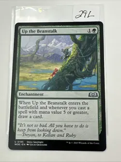 1x Up the Beanstalk - Wilds of Eldraine - NM - MTG - Image 2