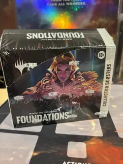 MTG Magic The Gathering Foundations Collector Booster Box Sealed - Image 1