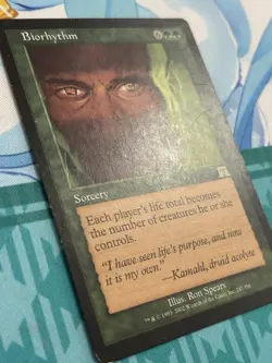 Magic the Gathering MTG 1x Biorhythm Onslaught - MP - Image 3
