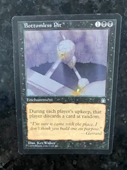 Magic the Gathering - Bottomless Pit Stronghold Regular, Lightly Played - Image 1