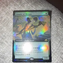 Magic: The Gathering Fanatic of Rhonas Creature Modern Horizons 3 Foil Rare 458 - Image 1