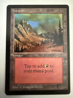 Mountain (C) Limited Edition - Beta Edition Regular, Magic The Gathering (MTG) - Image 1