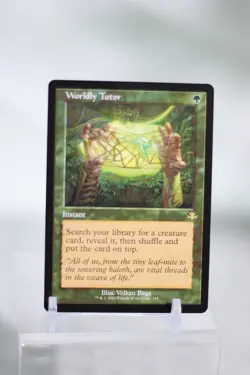 Worldly Tutor Dominaria Remastered Retro Frame - Image 1