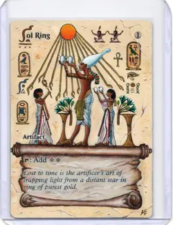 Sol Ring Alter Painted by CarrotCake Alters - Image 1