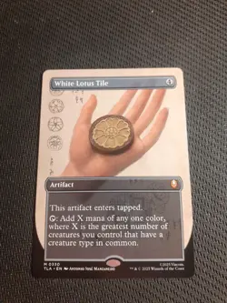 White Lotus Tile (Borderless) - Avatar: the Last Airbender - NM - MTG - Image 1