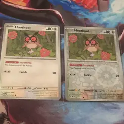 077/131 HOOTHOOT REVERSE HOLO SET PRISMATIC EVOLUTIONS POKEMON CARD - Image 1