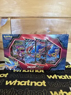 Pokemon TCG: Zacian V-Union Special Collection Factory Sealed Box Evolving Skies 820650809071 - Image 1