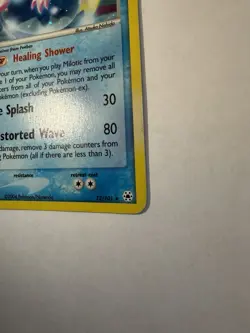 Pokemon TCG Milotic Hidden Legends Holo Rare 12/101 2004 100 HP Atsuko Nishida - Image 2