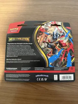 Pokemon TCG Mega Evolution Base Set 3-Pack Blister |Golduck |BRAND NEW SEALED - Image 2