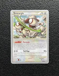 Pokemon TCG - Smeargle 21/95 - Chase Moloney Stamped! - 2012 World Championships - Image 1