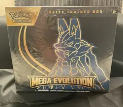 🥊 Pokemon Mega Evolution Lucario ETB – Elite Trainer Box NEW Sealed 🥊 - Image 1