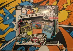 Pokemon TCG Black Bolt White Flare Poster Collection English Edition Sealed - Image 1