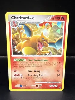 Pokemon TCG Charizard 1/99 Arceus Cracked Ice Holo Rare - Image 2