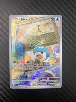 Pokemon Quaxly 206/193 Illustration Rare Holo Paldea Evolved NM/M - Image 1