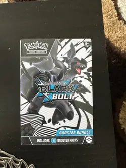 Pokemon TCG Scarlet & Violet Black Bolt Booster Bundle | Brand New Sealed - Image 1