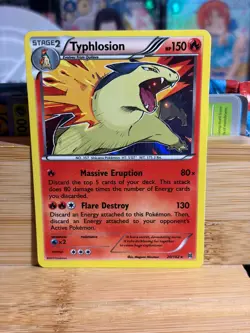 TYPHLOSION 20/162 XY BREAKthrough Holo Rare Pokemon TCG Lightly Played - Image 1