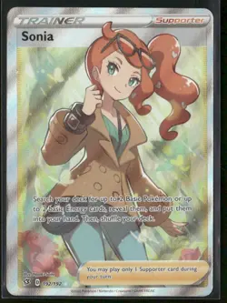 Sonia Full Art 192/192 - Pokemon TCG SWSH02: Rebel Clash - Image 1