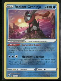 Radiant Greninja 046/189 - Pokemon TCG SWSH10: Astral Radiance - Image 1