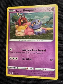 Galarian Slowpoke SWSH126 HD Galaxy Swirl Pokemon Black Star Promo NM/M - Image 1