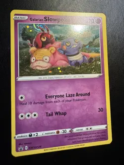 Galarian Slowpoke SWSH126 HD Galaxy Swirl Pokemon Black Star Promo NM/M - Image 2
