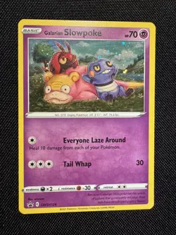 Galarian Slowpoke SWSH126 HD Galaxy Swirl Pokemon Black Star Promo NM/M - Image 4