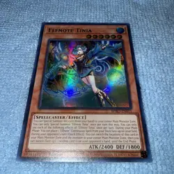 Yu-Gi-Oh! TCG Elfnote Tinia 1st Edition Ultra Rare Near Mint BPRO-EN011 - Image 1
