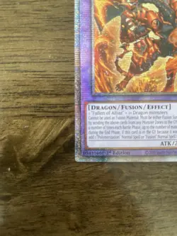 Yugioh! Alba-Lenatus The Abyss Dragon (DIFO-EN035) 1st Ed Starlight Rare NM/M - Image 4