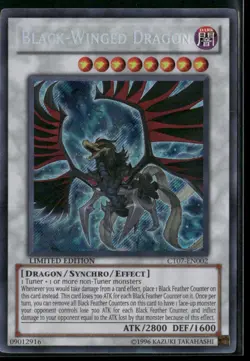 Black-Winged Dragon CT07-EN002 Limited - Yu-Gi-Oh! TCG Secret Rare - Image 1