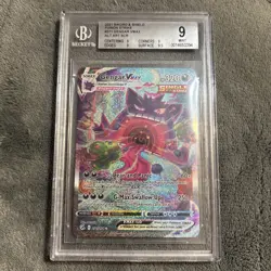 Pokemon 2021 Fusion Strike Gengar VMAX 271/264 Alt Art Secret Beckett 9 - Image 1