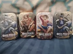 One Piece Card Game - English - Tin Pack Set Vol 2 Factory Sealed Lot Of 4 Set - Image 1