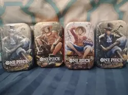 One Piece Card Game - English - Tin Pack Set Vol 2 Factory Sealed Lot Of 4 Set - Image 2