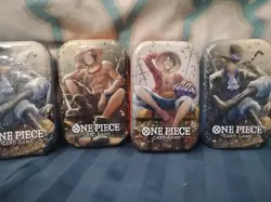 One Piece Card Game - English - Tin Pack Set Vol 2 Factory Sealed Lot Of 4 Set - Image 3