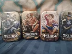 One Piece Card Game - English - Tin Pack Set Vol 2 Factory Sealed Lot Of 4 Set - Image 4