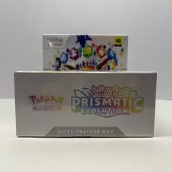 "LOT OF 2 "Pokemon Prismatic Evolutions Elite Trainer Box (ETB), Factory Sealed￼ - Image 4