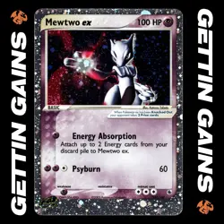 Mewtwo ex - 101/109 - Ultra Rare - Ruby & Sapphire - Pokemon Card - LP - Image 1