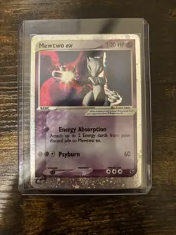 Mewtwo ex 101/109 Ruby and Sapphire Holo 2003 Pokemon Card Excellent! - Image 1