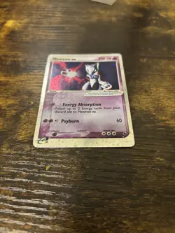 Mewtwo ex 101/109 Ruby and Sapphire Holo 2003 Pokemon Card Excellent! - Image 5