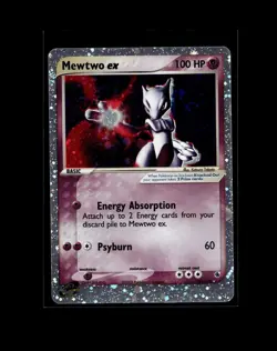 Pokemon Ruby and Sapphire Mewtwo EX Ultra Rare Card 101/109 - Image 1