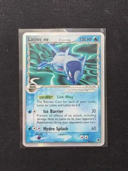 Pokemon Latios EX Dragon Frontiers Ultra Rare Holo Card Delta Species 96/101 HP - Image 1