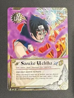 Naruto CCG TCG Sasuke Uchiha 1st Edition Near Mint Card Set - Image 4