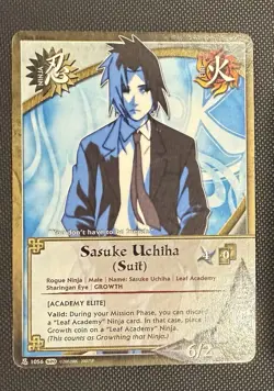 Naruto CCG TCG Sasuke Uchiha 1st Edition Near Mint Card Set - Image 5
